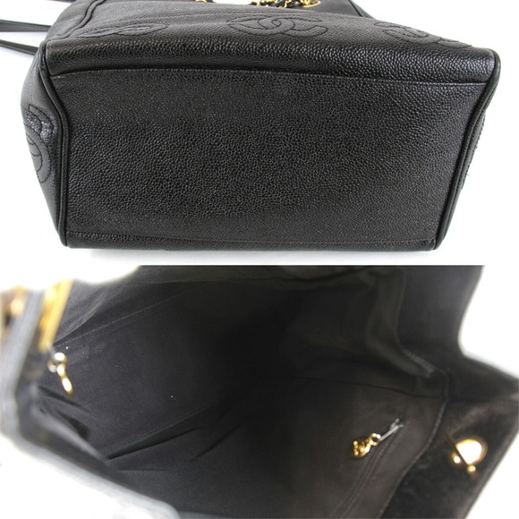 CHANEL Black Leather Shoulder Bag - Picture 5 of 9